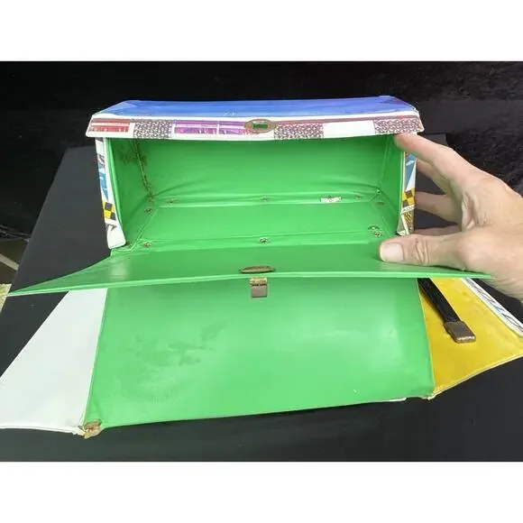 Vintage 1970’s Motorific Race Rally slot Car Carrying Case Slotless Cars